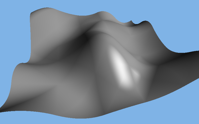 tangent continuous piece-wise quadric height field based on the Zwart
Powell basis function