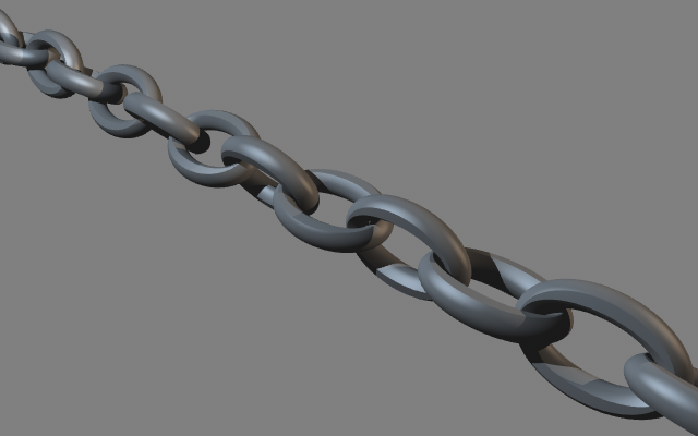 a chain of individual links