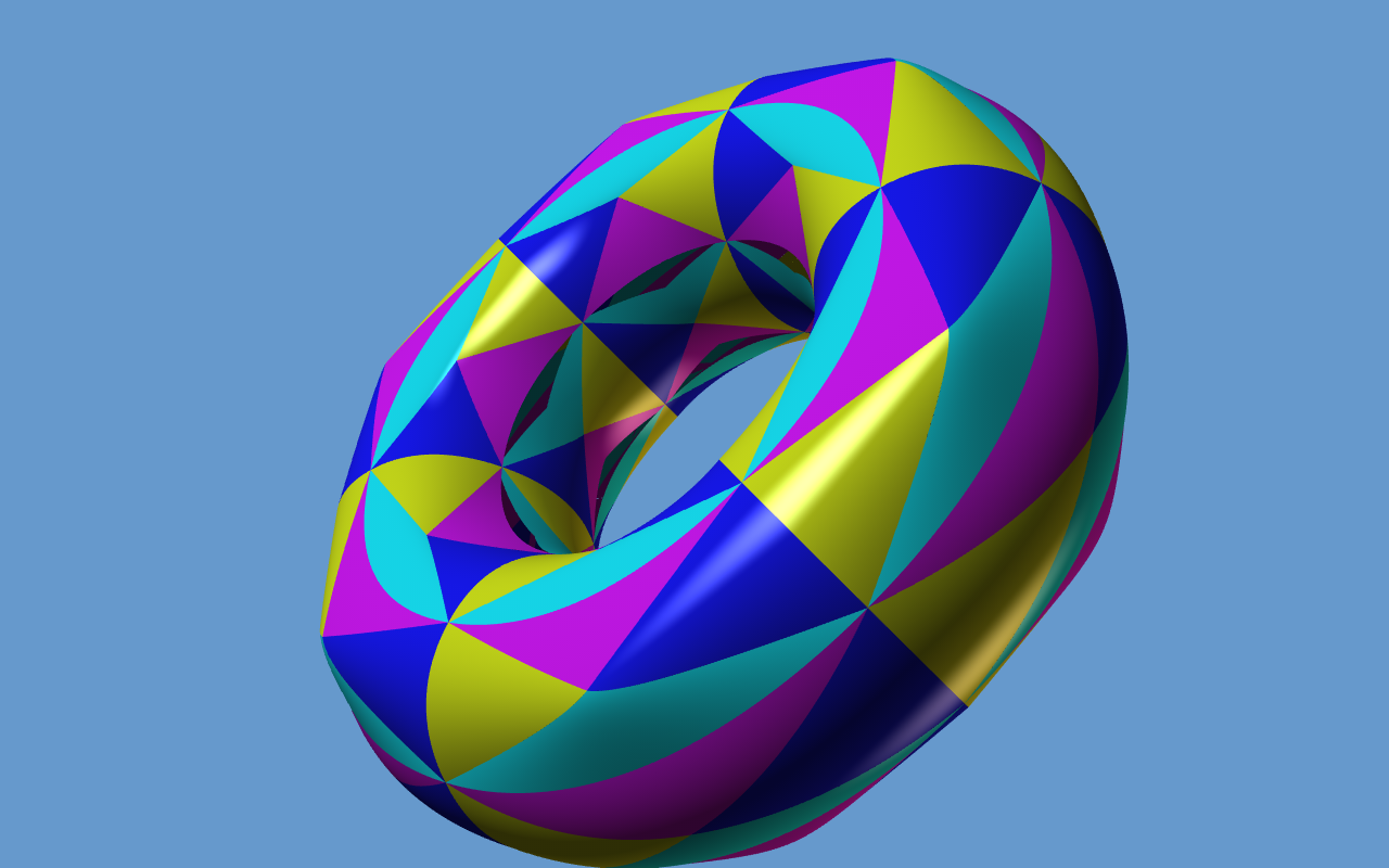 a toroid faked with quadric pieces